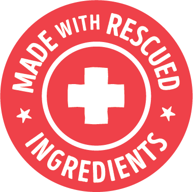 made with rescued ingredients badge 